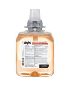 Gojo FMX-12 Refill Foam Antibacterial Handwash - Fresh Fruit Scent - 42.3 fl oz (1250 mL) - Bacteria Remover - Hand - Amber - Triclosan-free - 1 Each
