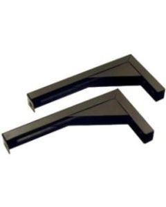 Elite ZVMAXLB12-B - Mounting component (angle brackets) for projection screen - black (pack of 2)