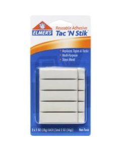 Elmers Tac N Stik Reusable Adhesive Putty - x 2in Width - 1 Each - White