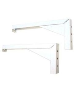 Elite Screens? 12in Wall and Ceiling Hanging L-Brackets - for Manual/Spectrum/VMAX2 series, White, ZVMAXLB12-W"