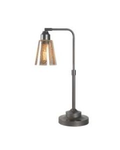 Kenroy Home Bessy Desk Lamp, 13-7/8inH, Warm Bronze