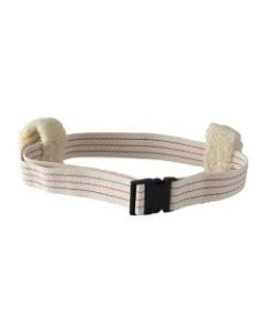 DMI Cotton Physical Therapy Gait Belt With Handles, 50in, Off-White