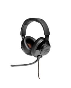 JBL Quantum 300 Hybrid Wired Over-Ear Gaming Headset, Black