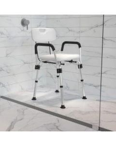 Flash Furniture HERCULES Series Adjustable Bath And Shower Chair, White