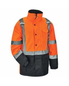 Ergodyne GloWear 8384 Type R Class 3 Polyester Thermal Parka, XX-Large, Orange