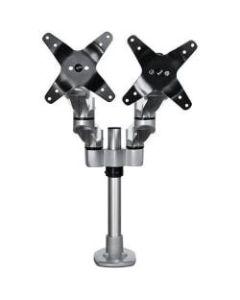 StarTech.com Desk Mount Dual Monitor Arm - Articulating - Premium Desk Clamp / Grommet Hole Mount for up to 27in VESA Monitors (ARMDUALPS)