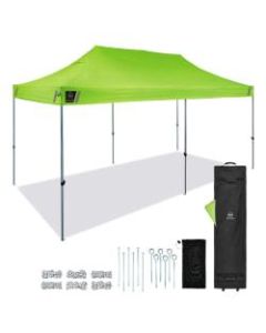 Ergodyne SHAX 6015 Pop-Up Tent, 10ft x 20ft, Lime