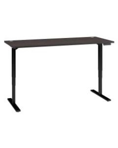 Bush Business Furniture Move 80 Series 72inW x 30inD Height Adjustable Standing Desk, Storm Gray/Black Base, Standard Delivery