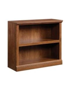 Sauder Select 29 15/16in 2 Shelf Transitional Bookcase, Oak/Light Finish, Standard Delivery