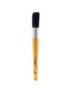 Linzer Paint Brush, Size 12, Oval Bristle, Brown