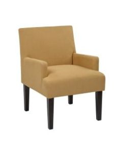 Ave Six Work Smart Main Street Guest Chair, Woven Wheat/Black