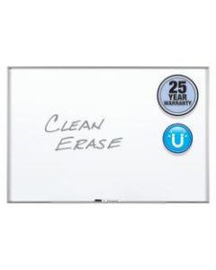 Quartet Nano Magnetic Dry-Erase Whiteboard, 24in x 36in, Aluminum Frame With Silver Finish