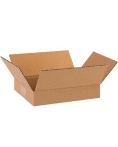 Office Depot Brand Flat Corrugated Boxes, 10in x 8in x 2in, Kraft, Pack Of 25 Boxes