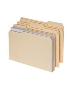 Pendaflex Double Stuff File Folders, Letter Size, 1 1/2in Expansion, Manila, Pack Of 50 Folders