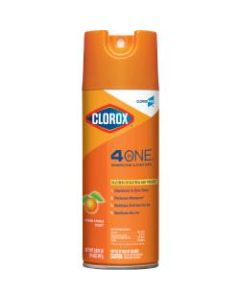 CloroxPro 4 in One Disinfectant & Sanitizer Aerosol Spray, Citrus, 14 Oz Can