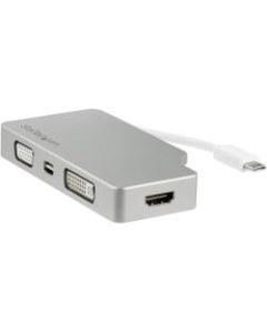 StarTech.com USB-C Multiport Adapter With Aluminum Housing, 0.6in x 2.2in x 4.1in, 4E8893