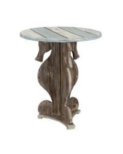 Coast to Coast Seafaring Seahorse Accent Table, Multicolor