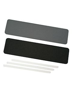 3M Personal Safety Division Safety-Walk 610 Series Slip-Resistant General-Purpose Tread, 6in x 2ft, Black, Case Of 50
