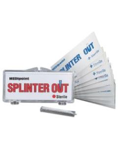 First Aid Only Splinter Out Refill For SmartCompliance General Business Cabinets, 3in, Box Of 10 Splinter Removers