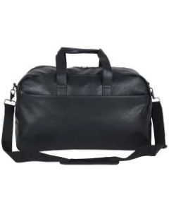 Kenneth Cole Reaction Vegan Leather Single-Compartment Carry-On Bag, 12inH x 20inW x 9inD, Pebbled/Black
