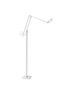 Adesso ADS360 Cooper LED Floor Lamp, 69inH, Matte White