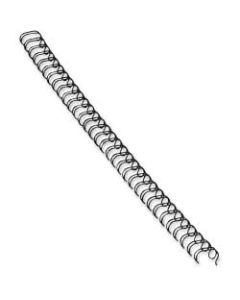 Fellowes Wire Binding Combs, 9/16in , 130 Sheets, Black - 10.5in Height x 0.5in Width x 1in Depth - 0.56in Maximum Capacity - 130 x Sheet Capacity - Round - Black - 25 / Pack