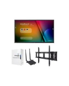 ViewSonic ViewBoard IFP7550-M1 Interactive Flat Panel MDM Bundle 1 - 75in Diagonal Class (74.5in viewable) LED display - interactive - with built-in media player and touchscreen (multi touch)