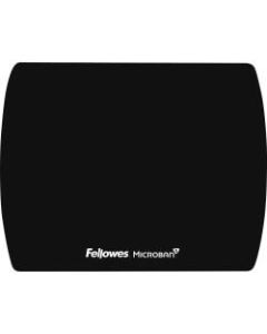 Fellowes Microban Ultra Thin Mouse Pad - Black - 7in x 9in x 0.1in Dimension - Black