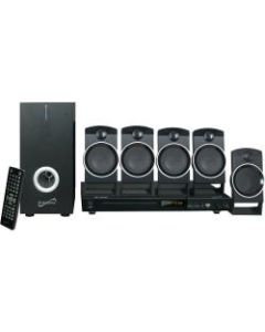 Supersonic SC-37HT 5.1 Home Theater System - 25 W RMS - DVD Player - CD-RW, DVD-R - DVD Video, VCD, SVCD - USB