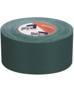 Shurtape P- 628 Professional Grade Coated Gaffers Tape,  2.83 in x 54 yd., Green, Case Of 16 Rolls