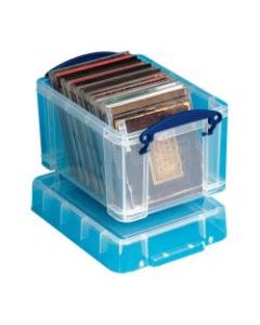 Really Useful Box Plastic Storage Container, 3.0 Liters, Clear