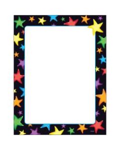 Trend Gel Stars Copy And Multi-Use Paper, Letter Size (8 1/2in x 11in), Ream Of 50 Sheets, Assorted