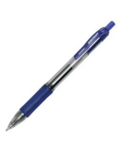 SKILCRAFT Zebra Retractable Gel Pens, Bold Point, 1.0 mm, Blue Barrel, Blue Ink, Pack Of 12 Pens