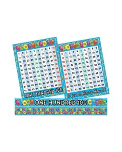 Barker Creek Counting Skills Bulletin Board Chart And Border Set, Multicolor, Grades Pre-K - 5