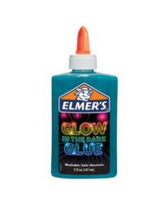 Elmer’s Glow-In-The-Dark Liquid Glue, Blue, 5 Oz