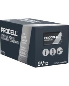 Duracell PROCELL Alkaline 9V Batteries, Pack Of 72 Batteries, DURPC1604BKDCT