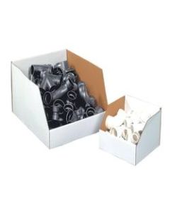 Office Depot Brand White Jumbo Open Top Parts Bin Boxes, 10in x 10in x 18in, Pack Of 25