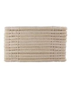 1888 Mills Crown Touch Bath Mats, 21in x 32in, Beige, Pack Of 48 Mats