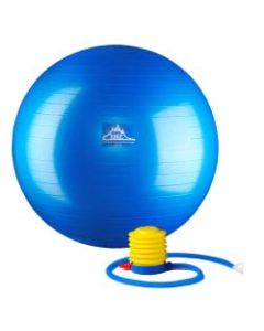 Black Mountain Products Pro Series Stability Ball, 75 cm, Blue