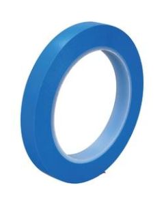 3M 4737S Masking Tape, 3in Core, 0.5in x 108ft, Blue, Case Of 72