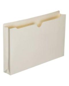 SKILCRAFT Manila Double-Ply Tab Expanding File Jackets, 2in Expansion, Legal Size Paper, 8 1/2in x 14in, 30% Recycled, Box Of 50