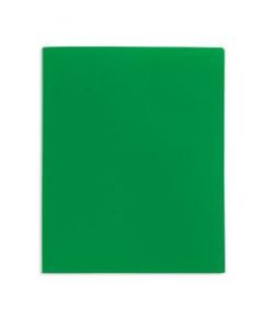 Office Depot Brand 2-Pocket Poly Folder, Letter Size, Green