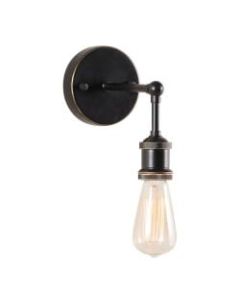 Zuo Modern Miserite Wall Lamp, 7-1/2inW, Antique Black/Copper