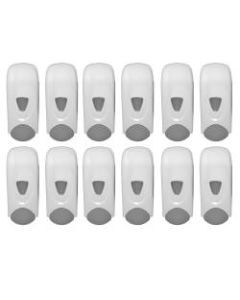 Genuine Joe Foam-Eeze Foam Soap Dispenser - Manual - 1.06 quart Capacity - White, Gray - 12 / Carton