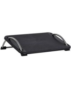 Mount-It! Tilting Under Desk Footrest, 17in x 11in, Black