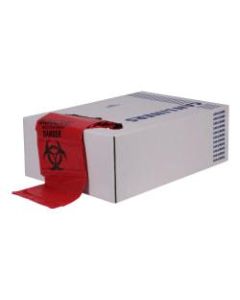 Heritage Healthcare Infectious Waste Can Liners, 30 Gallons, Red, 250 Liners Per Pack, Case Of 2 Packs