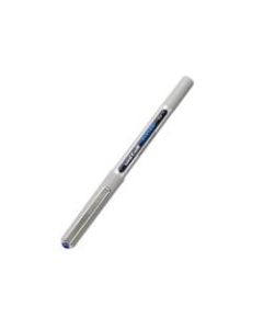 uni-ball Vision Liquid Ink Rollerball Pen, Fine Point, 0.7 mm, Gray Barrel, Blue Ink