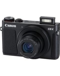 Canon PowerShot G9 X Mark II 20.1 Megapixel Compact Camera - Black - 1in Sensor - Autofocus - 3in Touchscreen LCD - 3x Optical Zoom - 4x Digital Zoom - Optical (IS) - 5472 x 3648 Image - 1920 x 1080 Video - HD Movie Mode - Wireless LAN