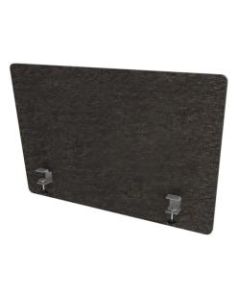 Hoffman Centro Screen Cubicle Privacy Panel, 25in x 46in, 60% Recycled, Charcoal