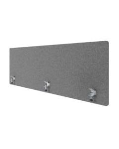 Hoffman Centro Screen Cubicle Privacy Panel, 25in x 58in, 60% Recycled, Charcoal
